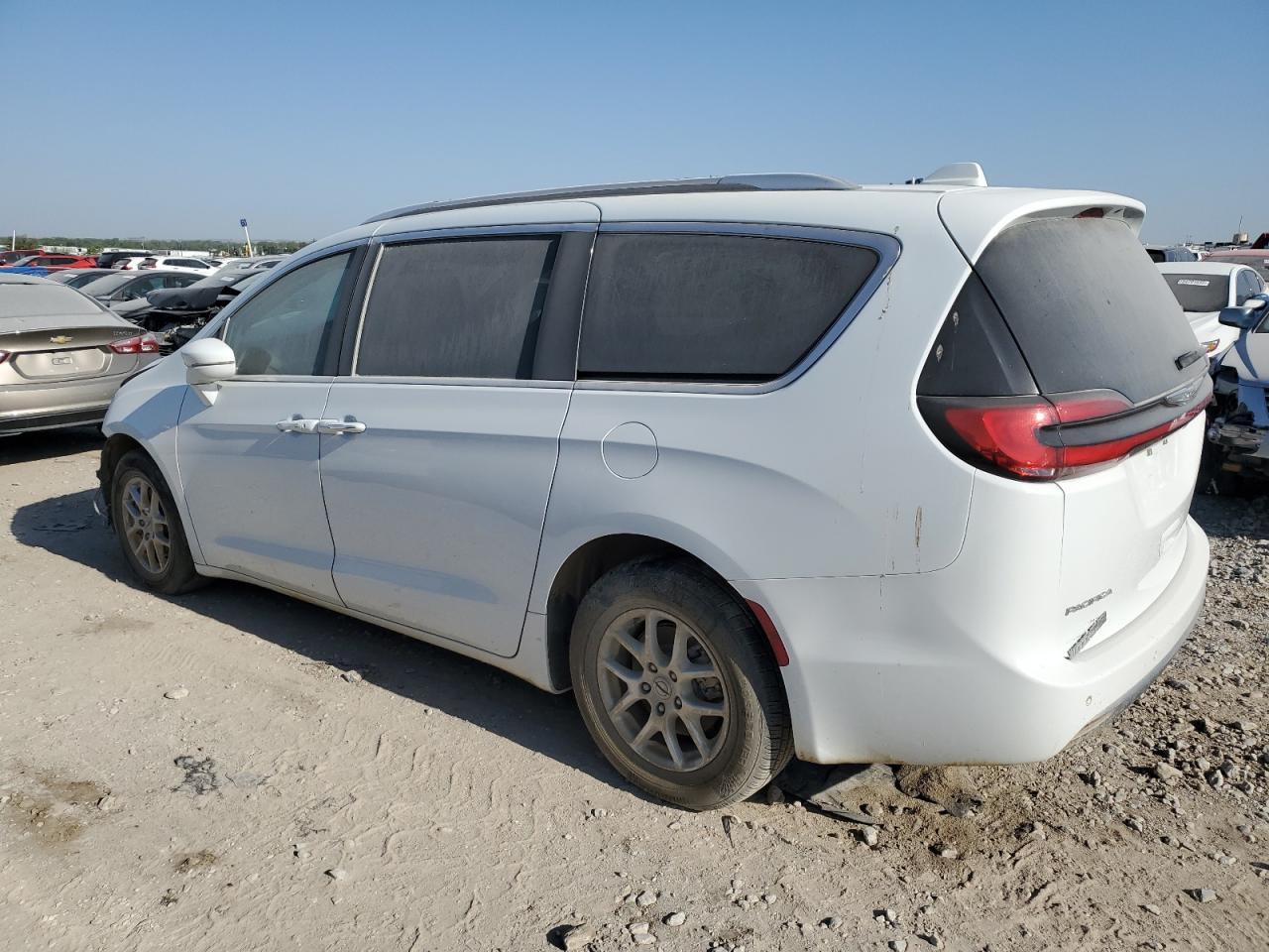 2021 Chrysler Pacifica VIN 2C4RC1BG2MR574402 Copart auction photo, front end / hail damage thumbnail 2