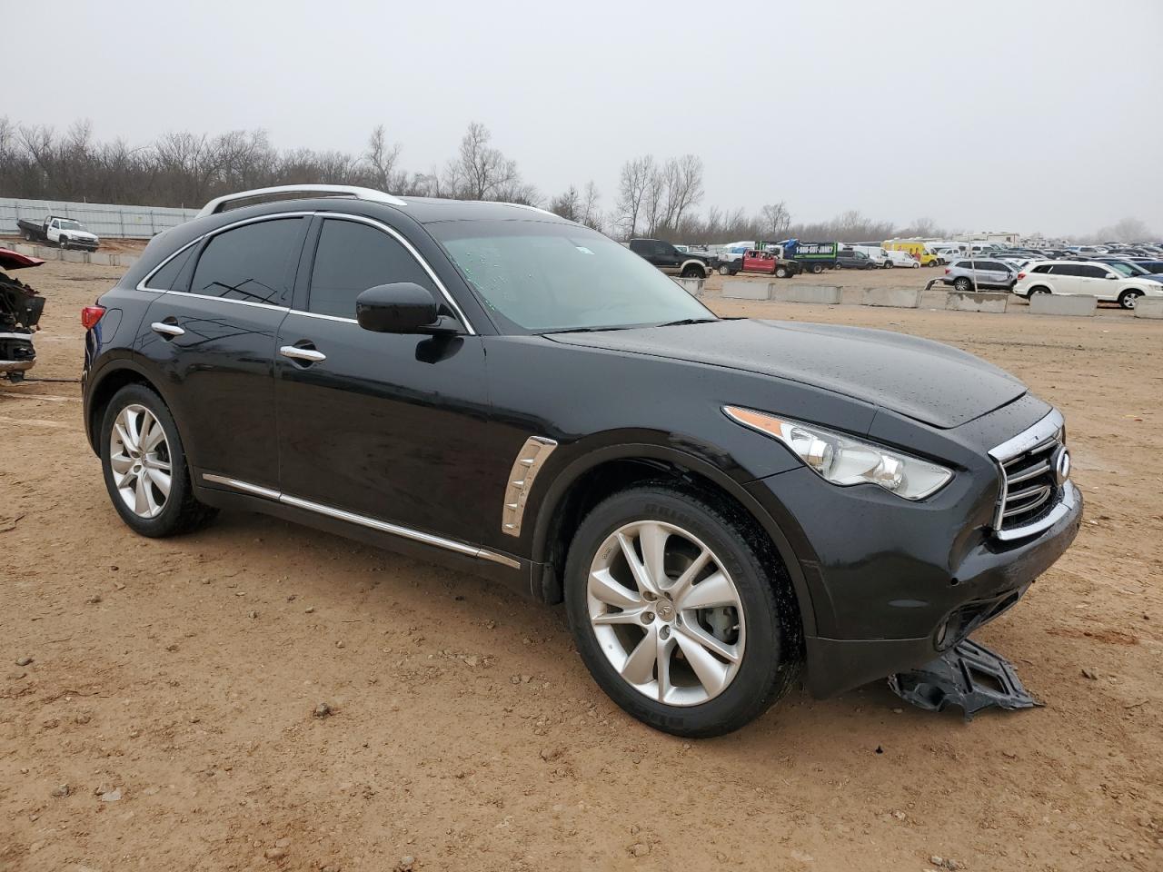 2013 Infiniti FX VIN JN8CS1MWXDM172969 Copart auction photo, front end / minor dent/scratches damage thumbnail 4