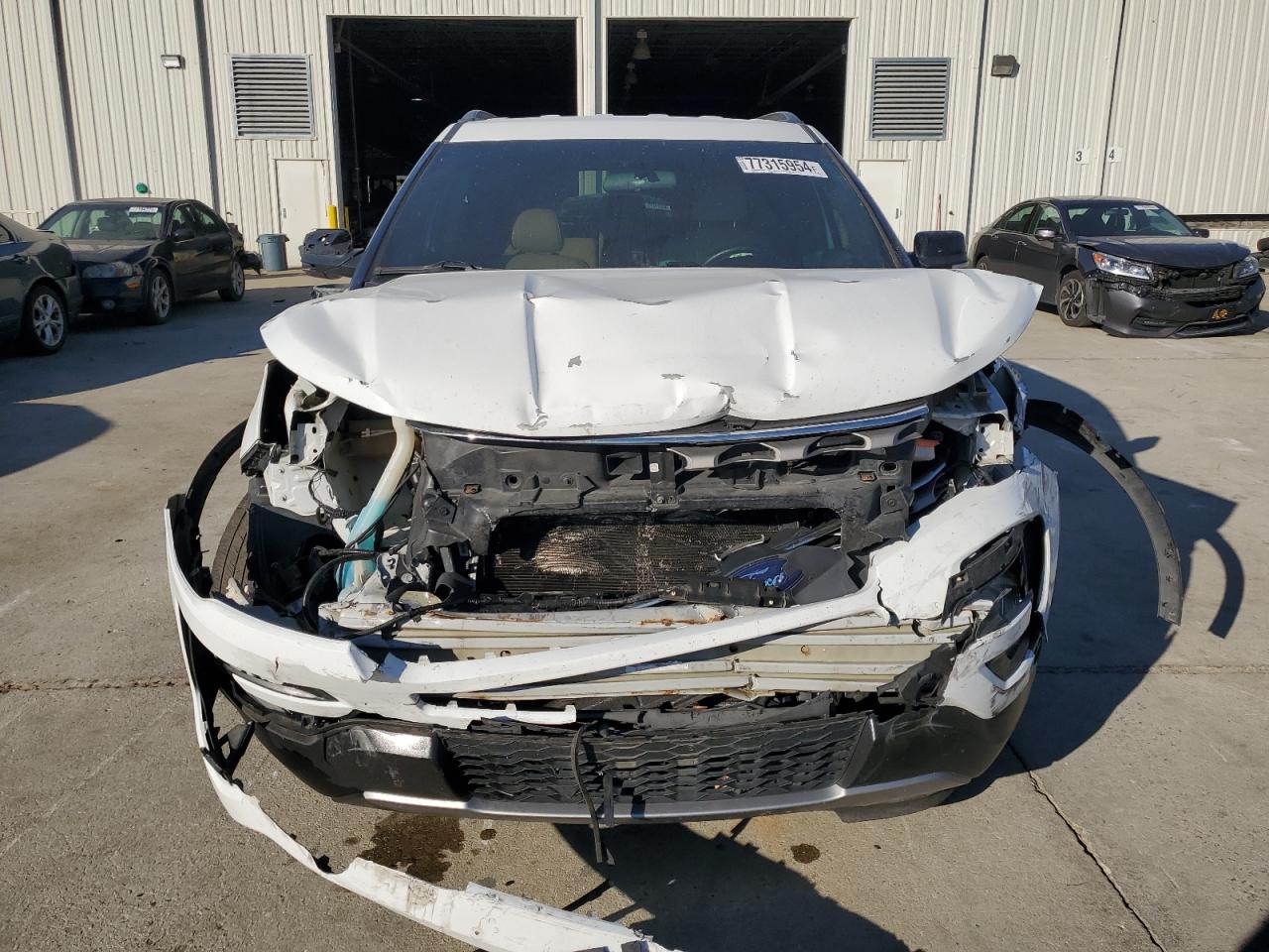 2017 Ford Explorer VIN 1FM5K7D82HGA84717 Copart auction photo, front end damage thumbnail 5