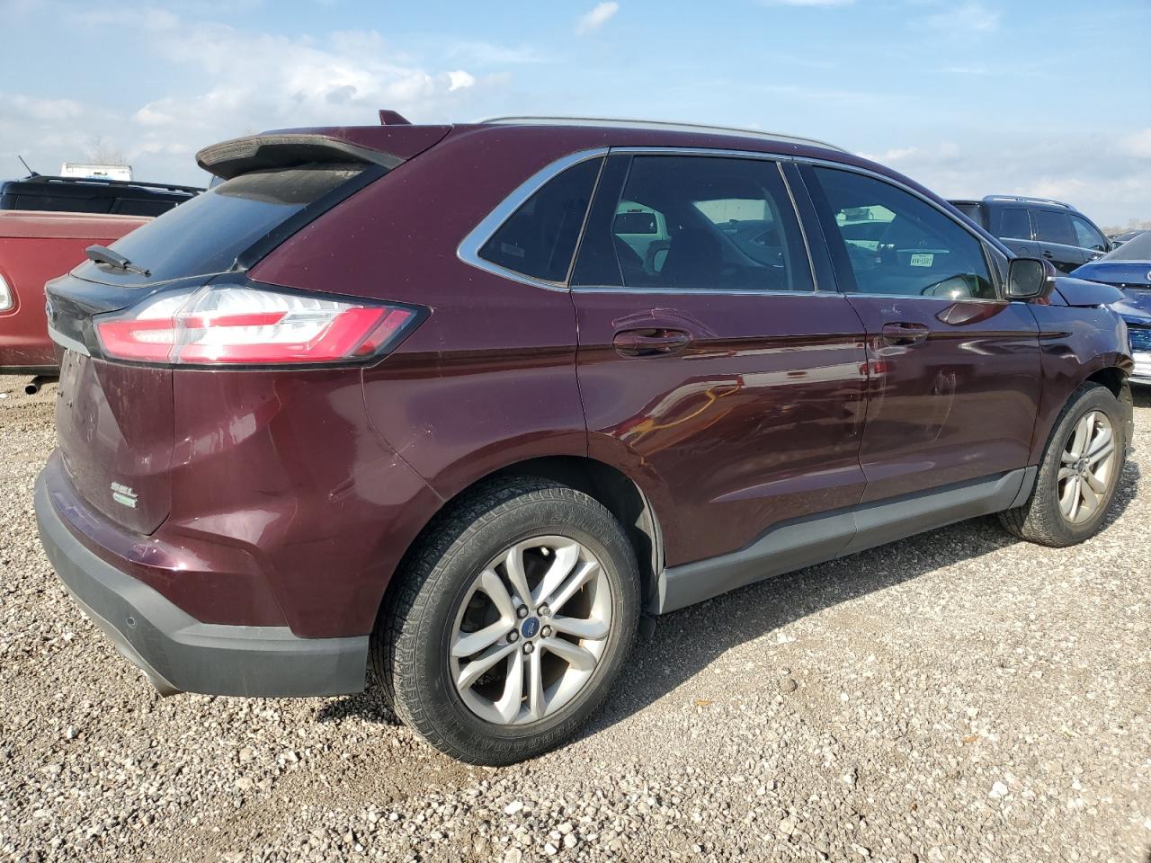 2020 Ford Edge VIN 2FMPK3J98LBA45970 Copart auction photo, front end / minor dent/scratches damage thumbnail 3