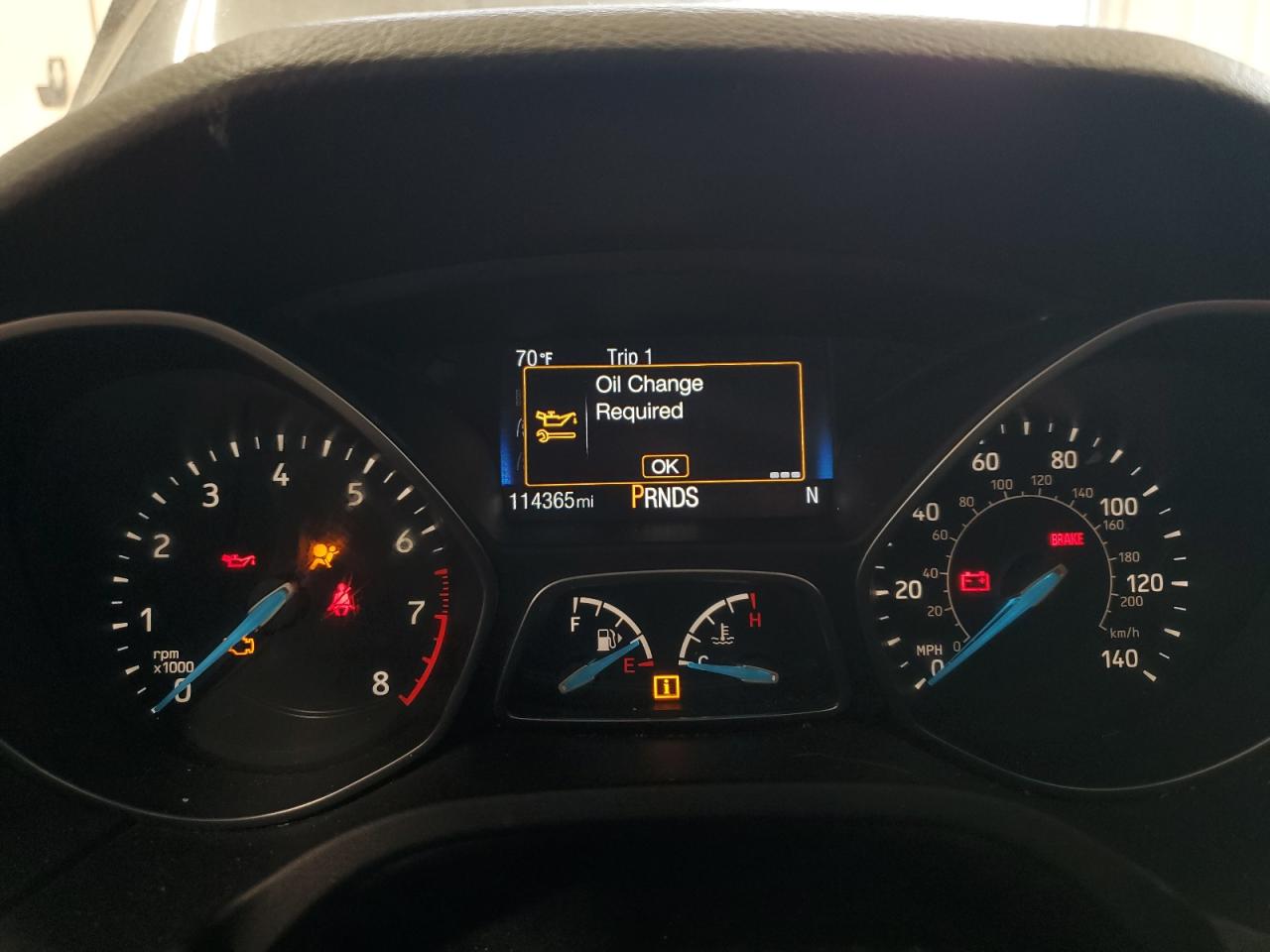 2017 Ford Focus VIN 1FADP3H27HL250923 Copart auction photo, front end damage thumbnail 9