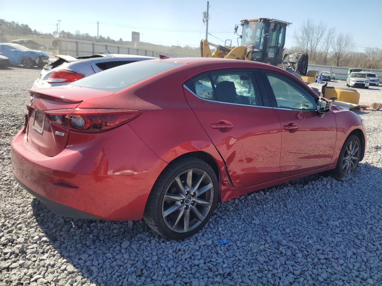 2018 Mazda 3 VIN 3MZBN1W37JM222385 Copart auction photo, all over / undercarriage damage thumbnail 3