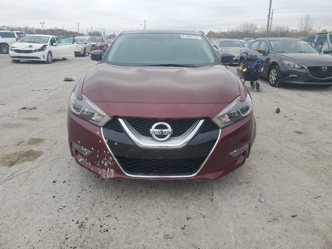 2017 Nissan Maxima VIN 1N4AA6AP3HC415054 Copart auction photo, side damage thumbnail 5