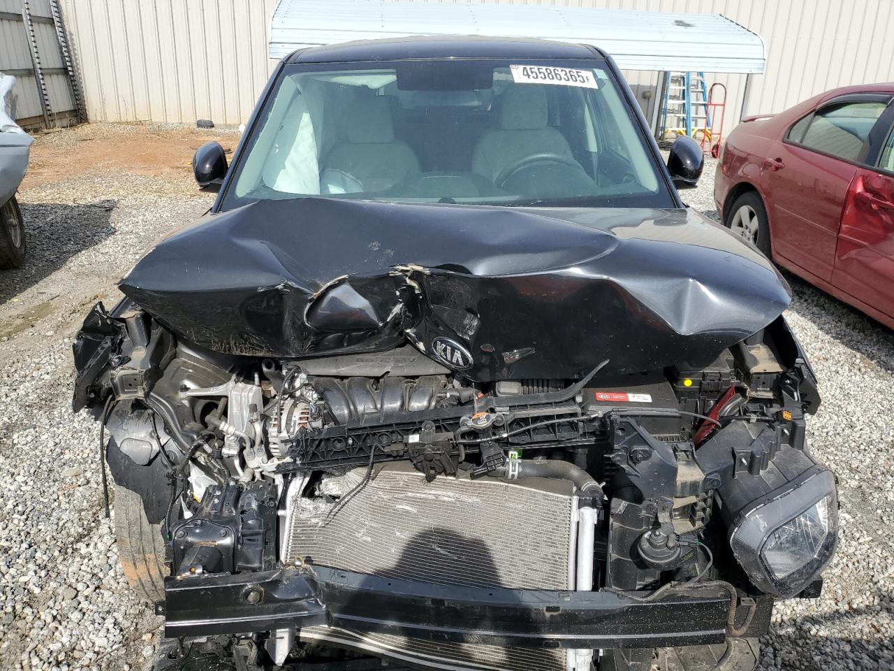 2020 KIA Soul VIN KNDJ23AU2L7703418 Copart auction photo, front end damage thumbnail 5