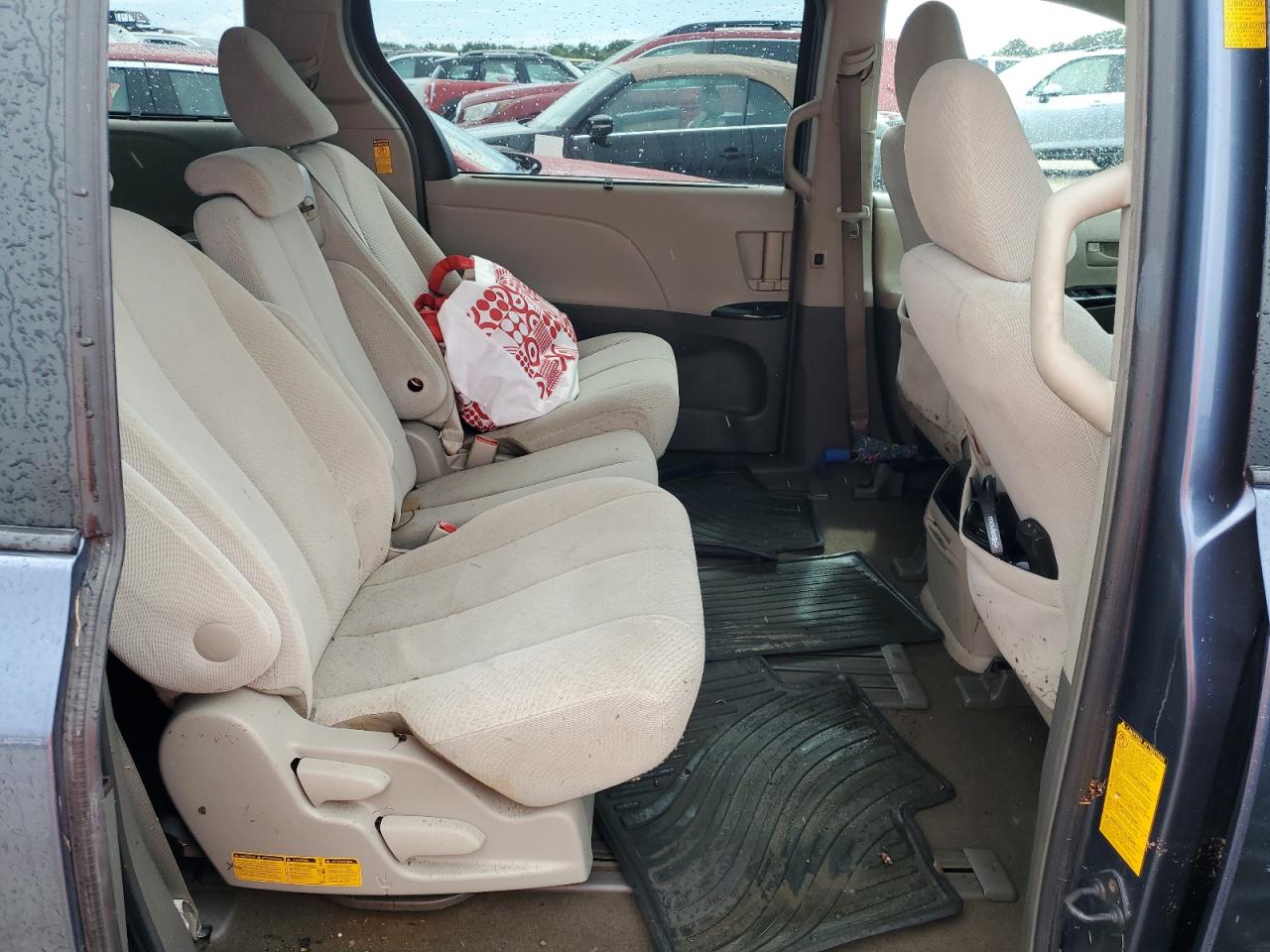 2014 Toyota Sienna VIN 5TDKK3DC0ES495717 Copart auction photo, water/flood damage thumbnail 11