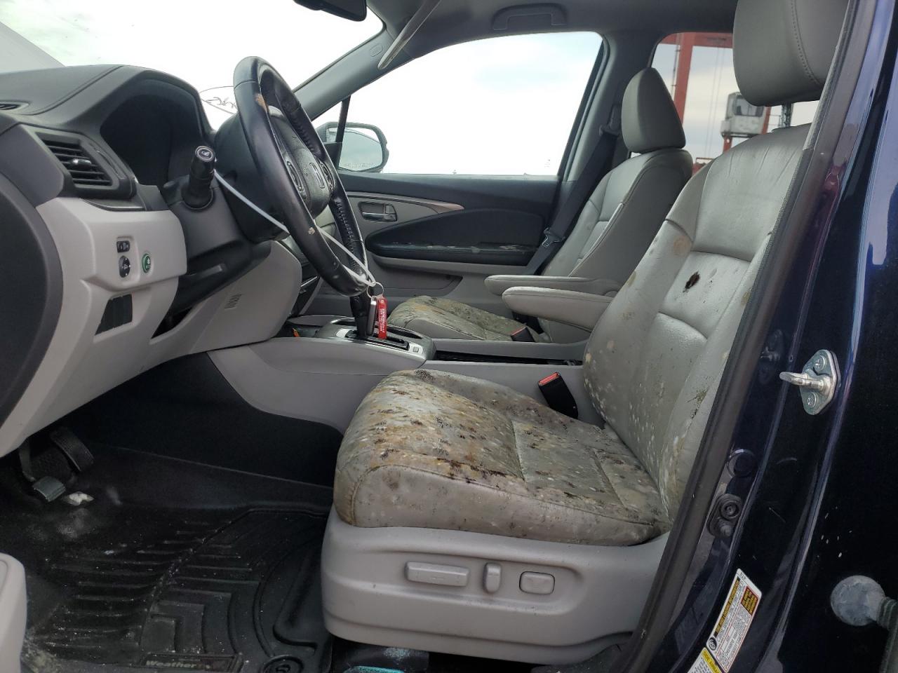 2016 Honda Pilot VIN 5FNYF6H54GB009106 Copart auction photo, water/flood damage thumbnail 7