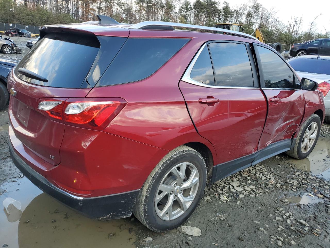 2021 Chevrolet Equinox VIN 2GNAXKEV2M6103957 Copart auction photo, side damage thumbnail 3