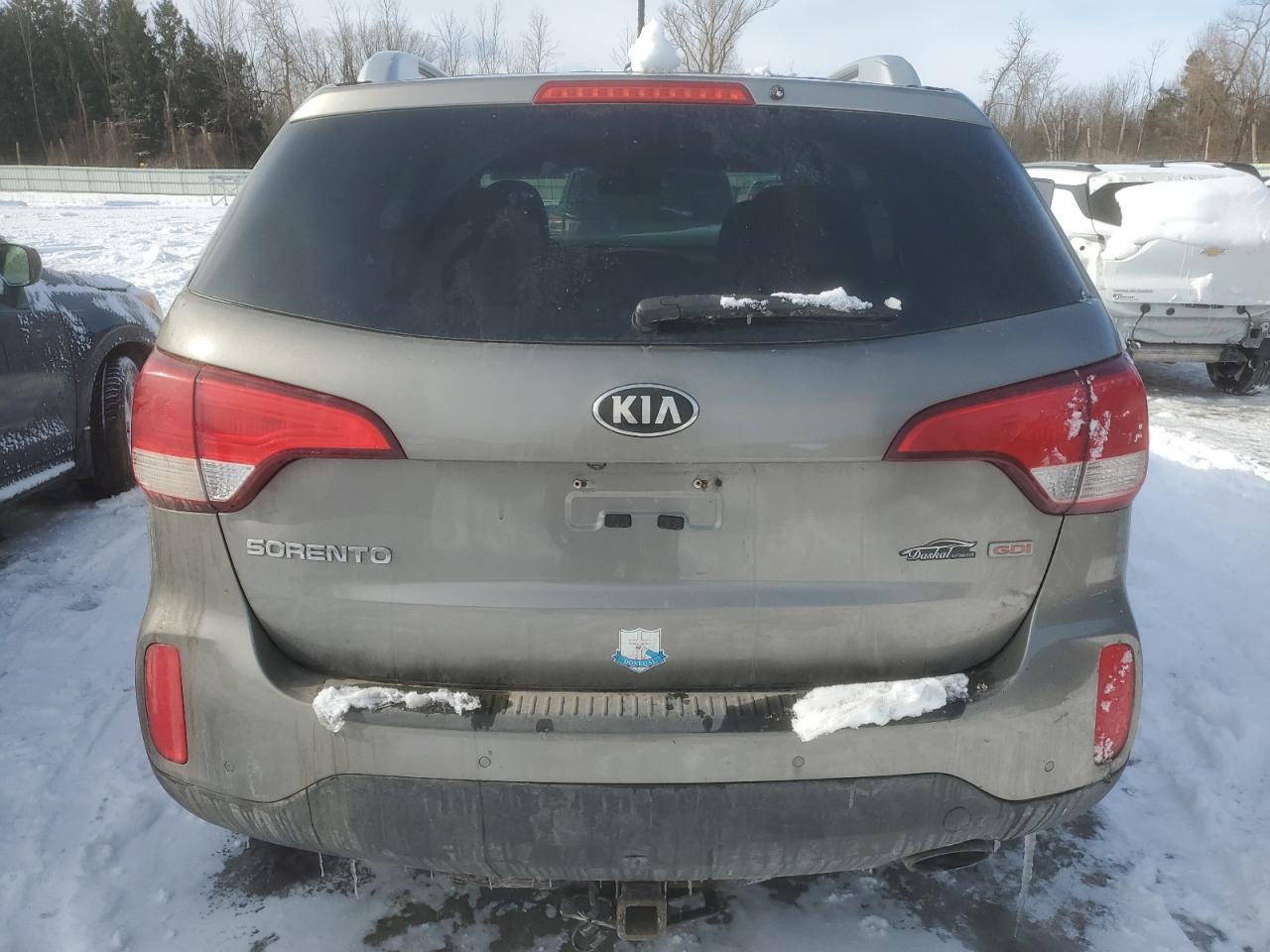2014 KIA Sorento VIN 5XYKTCA66EG522301 Copart auction photo, front end damage thumbnail 6