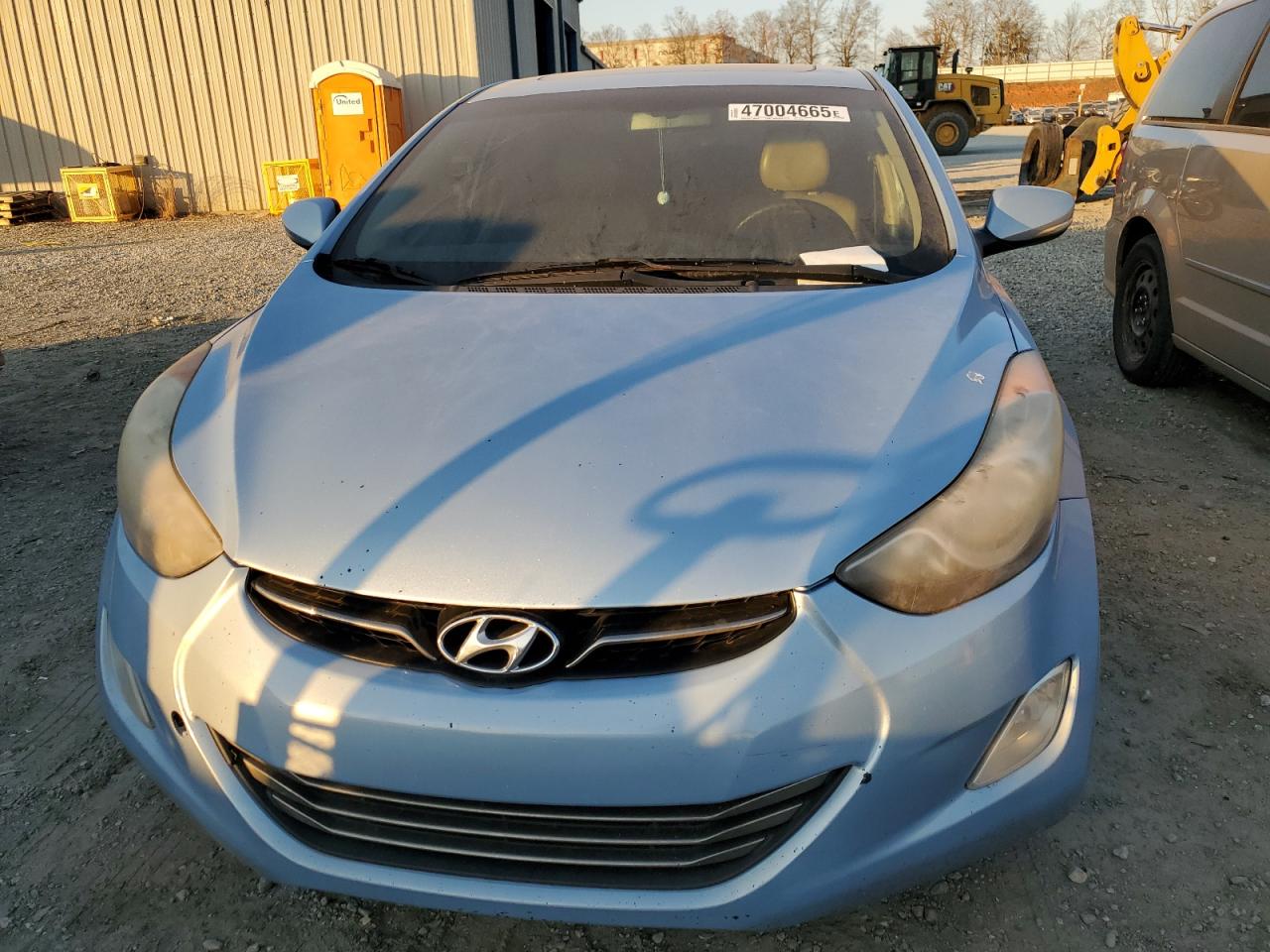 2012 Hyundai Elantra VIN KMHDH4AE9CU361568 Copart auction photo, all over / mechanical damage thumbnail 5