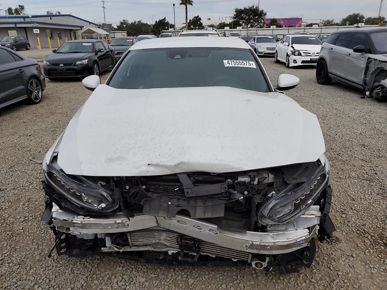 2020 Honda Accord VIN 1HGCV1F32LA134336 Copart auction photo, front end / rear end damage thumbnail 5
