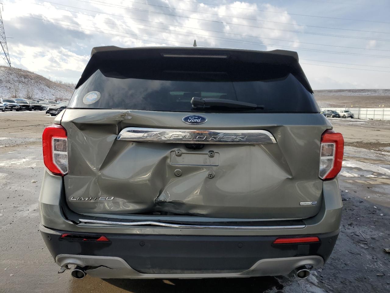 2020 Ford Explorer VIN 1FMSK8FH4LGB95042 Copart auction photo, front end / rear end damage thumbnail 6