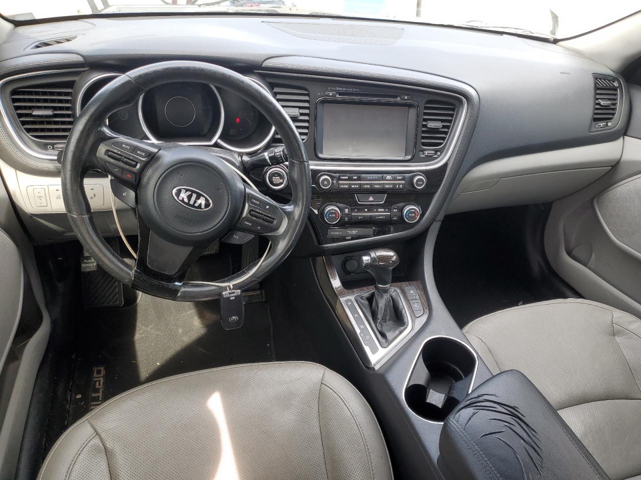 2014 KIA Optima VIN 5XXGN4A79EG338666 Copart auction photo, front end damage thumbnail 8
