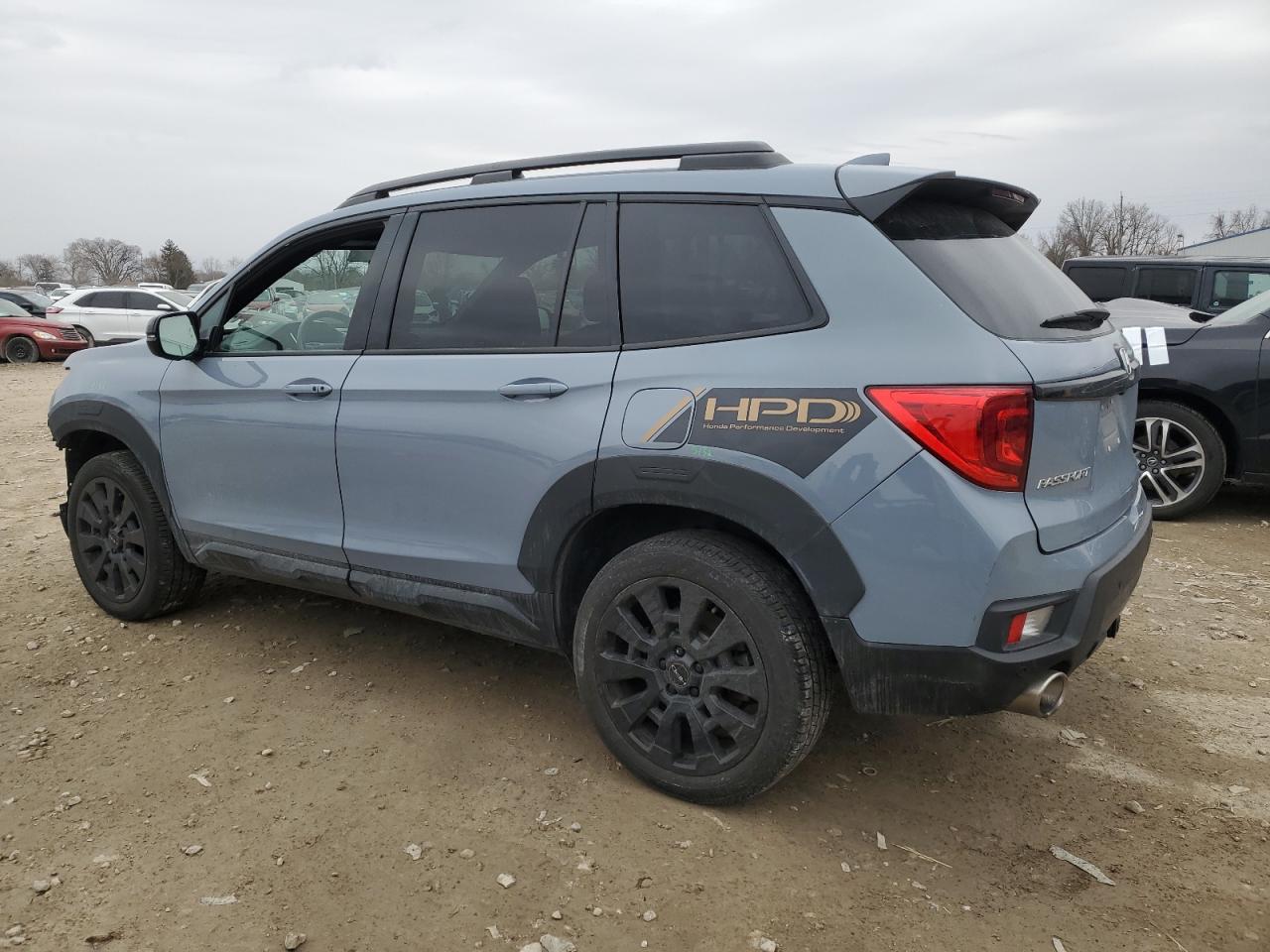 2022 Honda Passport VIN 5FNYF8H06NB020055 Copart auction photo, front end damage thumbnail 2