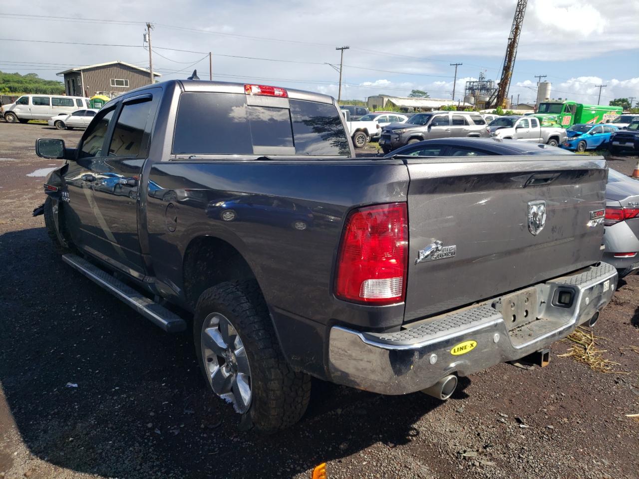 2016 RAM 1500 VIN 1C6RR7TM5GS223323 Copart auction photo, front end / side damage thumbnail 2