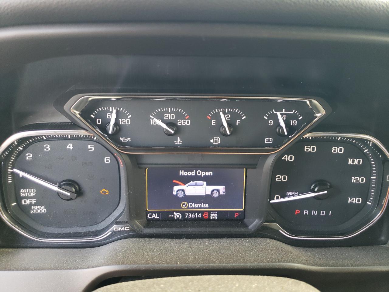 2020 GMC Sierra VIN 3GTU9DED5LG159073 Copart auction photo, front end damage thumbnail 9