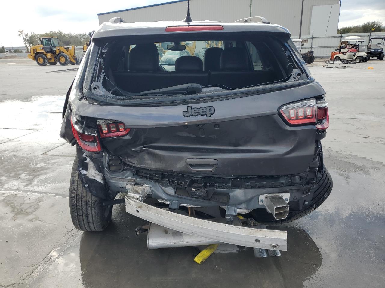 2021 Jeep Compass VIN 3C4NJCEB9MT563622 Copart auction photo, all over damage thumbnail 6