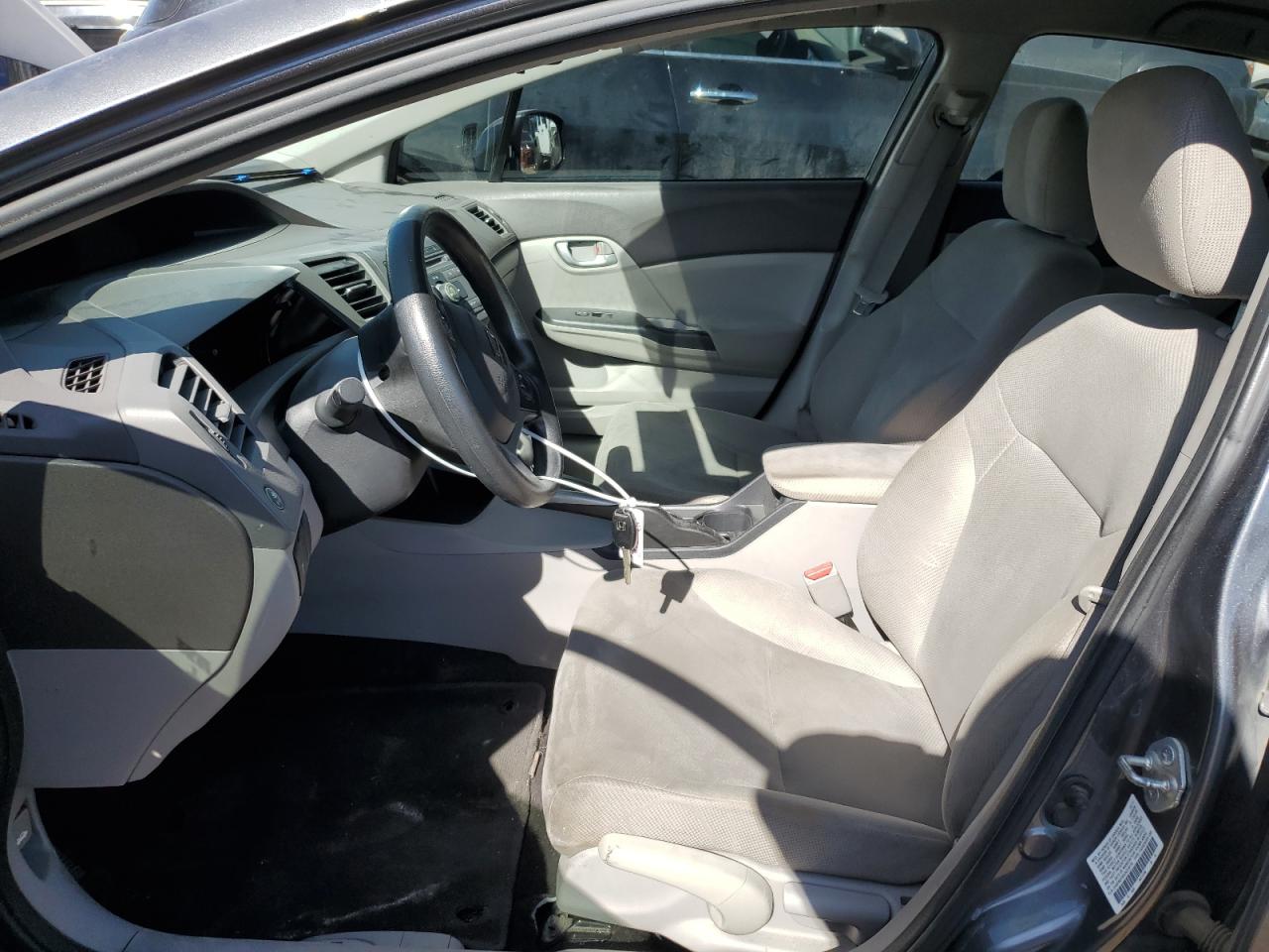 2012 Honda Civic VIN 2HGFB2F69CH318776 Copart auction photo, side / front end damage thumbnail 7