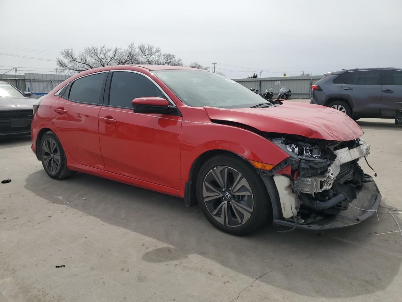 2017 Honda Civic VIN SHHFK7H58HU212508 Copart auction photo, front end / hail damage thumbnail 4