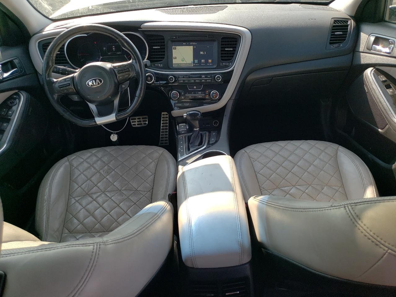 2015 KIA Optima VIN 5XXGR4A61FG421439 Copart auction photo, front end damage thumbnail 8