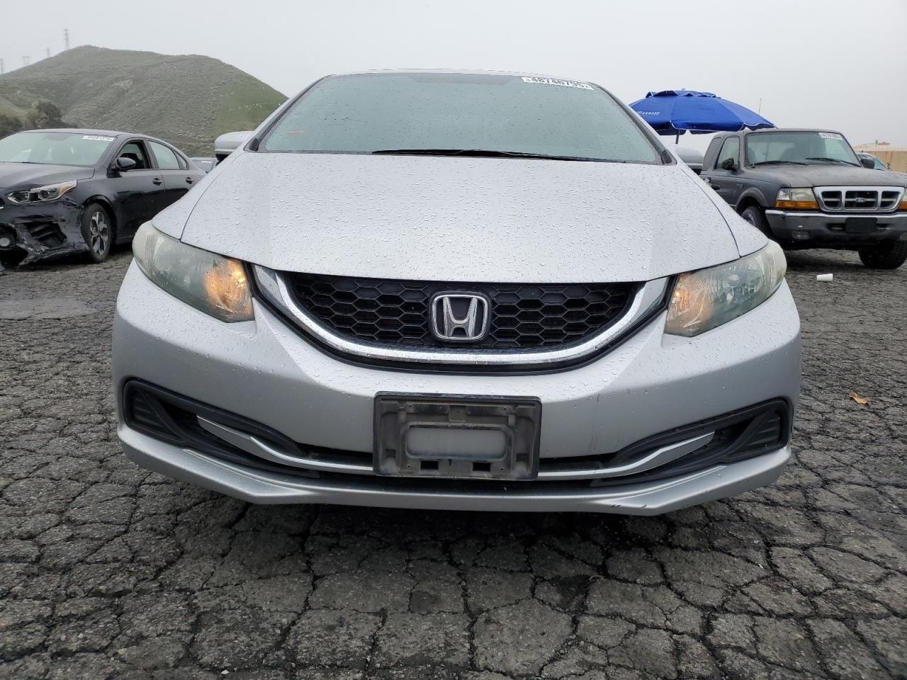 2014 Honda Civic VIN 19XFB2F83EE212953 Copart auction photo, rear end damage thumbnail 5
