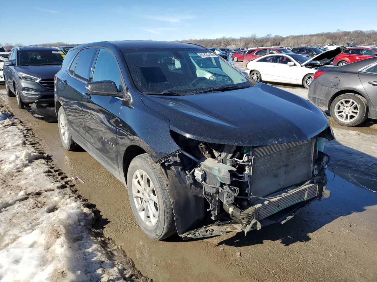 2018 Chevrolet Equinox VIN 3GNAXJEV7JL274897 Copart auction photo, front end damage thumbnail 4
