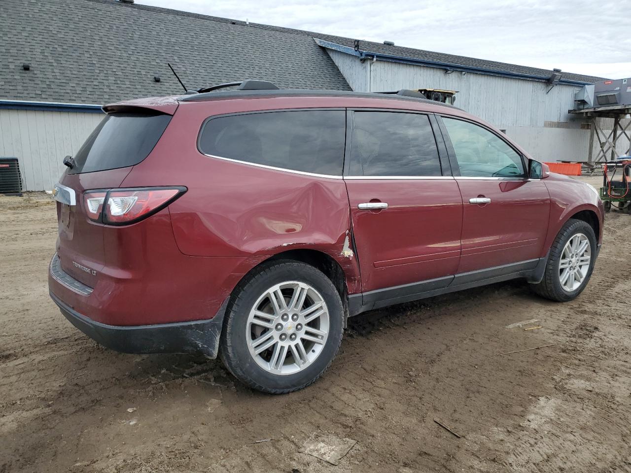 2015 Chevrolet Traverse VIN 1GNKRGKD1FJ389829 Copart auction photo, rear end / minor dent/scratches damage thumbnail 3