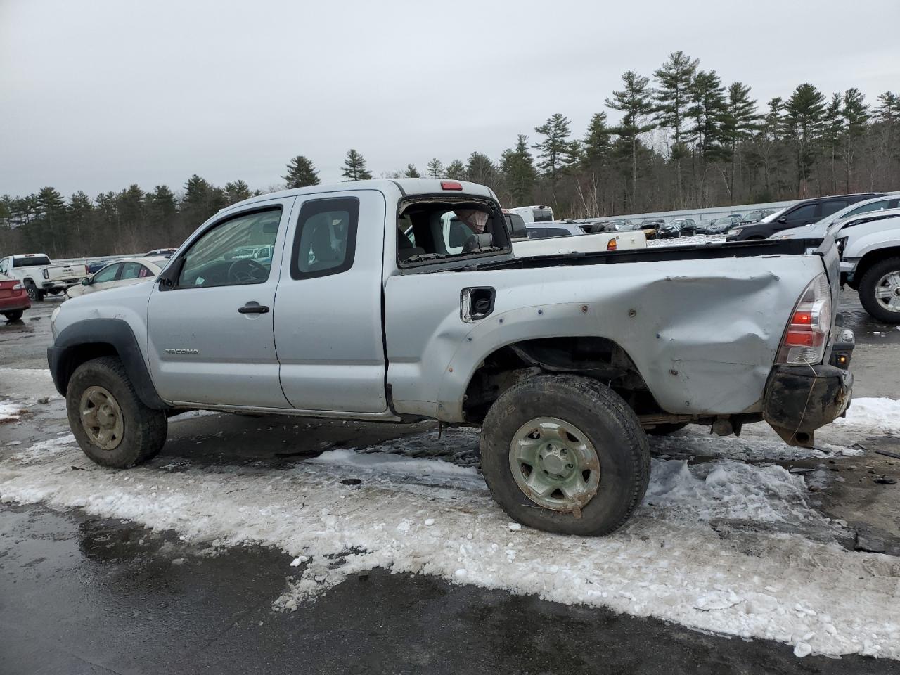 2009 Toyota Tacoma VIN 5TEUX42N59Z639386 Copart auction photo, all over damage thumbnail 2