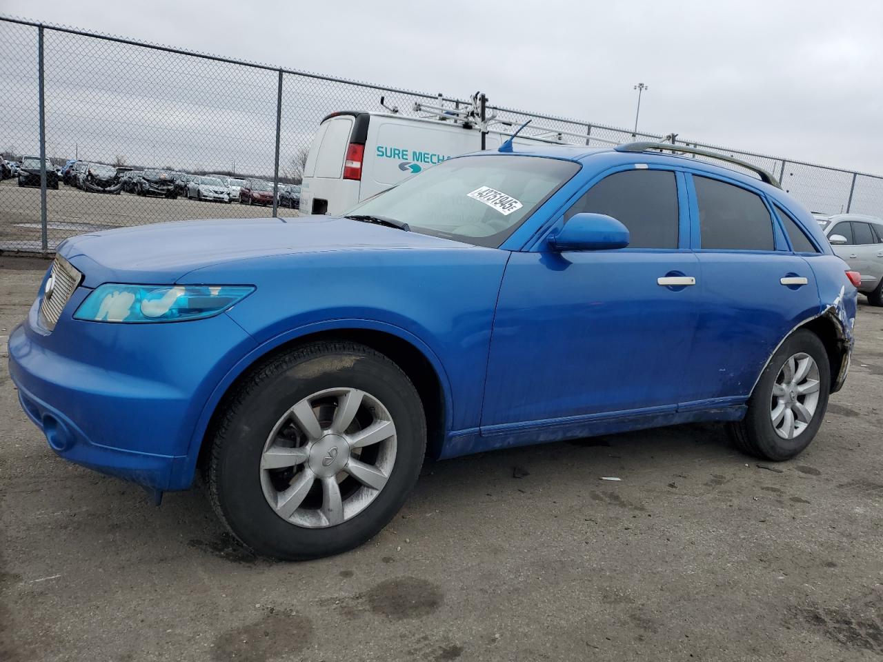 2005 Infiniti FX VIN JNRAS08W55X220384