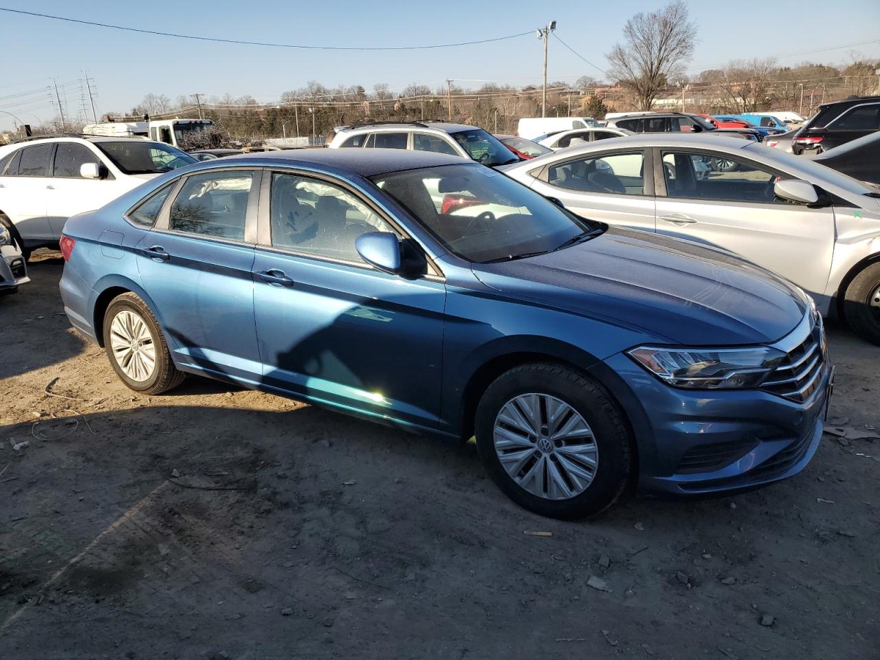 2019 Volkswagen Jetta VIN 3VWC57BU9KM211928 Copart auction photo, side / minor dent/scratches damage thumbnail 4