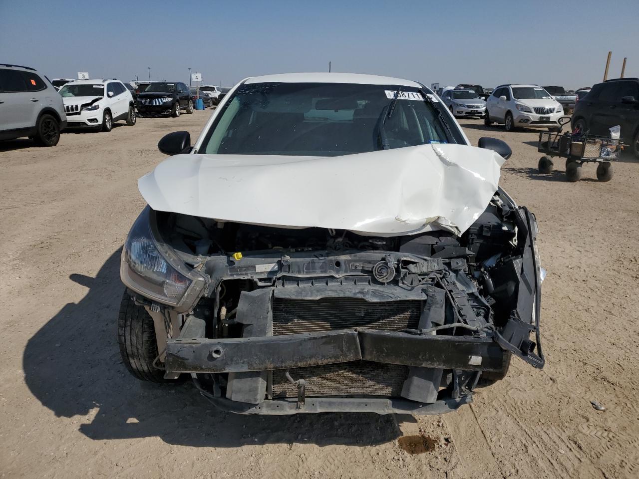 2018 KIA Rio VIN 3KPA25AB6JE074818 Copart auction photo, front end / minor dent/scratches damage thumbnail 5
