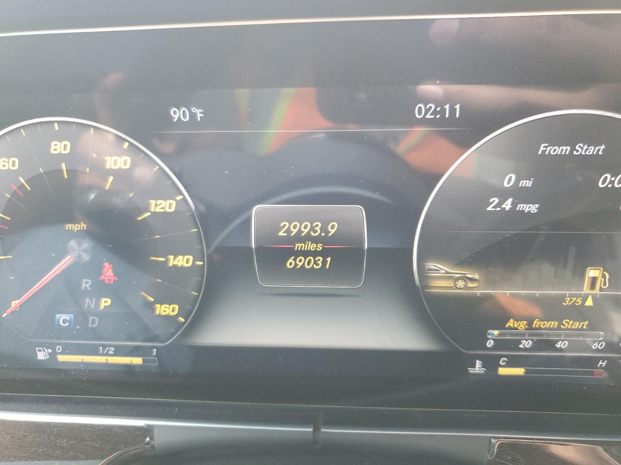 2020 Mercedes-Benz E-klasse VIN W1KZF8DB4LA830162 Copart auction photo, top/roof damage thumbnail 9