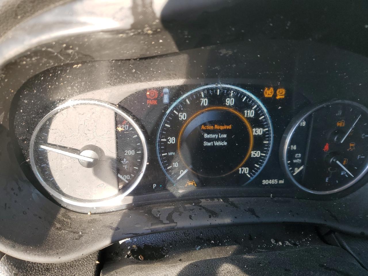 2017 Buick Envision VIN LRBFXESXXHD242990 Copart auction photo, front end / side damage thumbnail 9