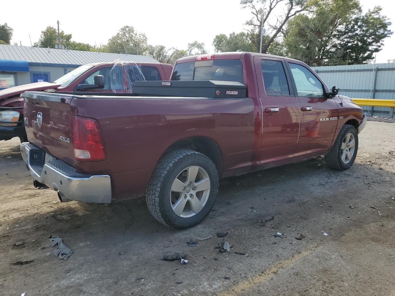 2011 Dodge RAM VIN 1D7RV1GT7BS542370 Copart auction photo, front end damage thumbnail 3