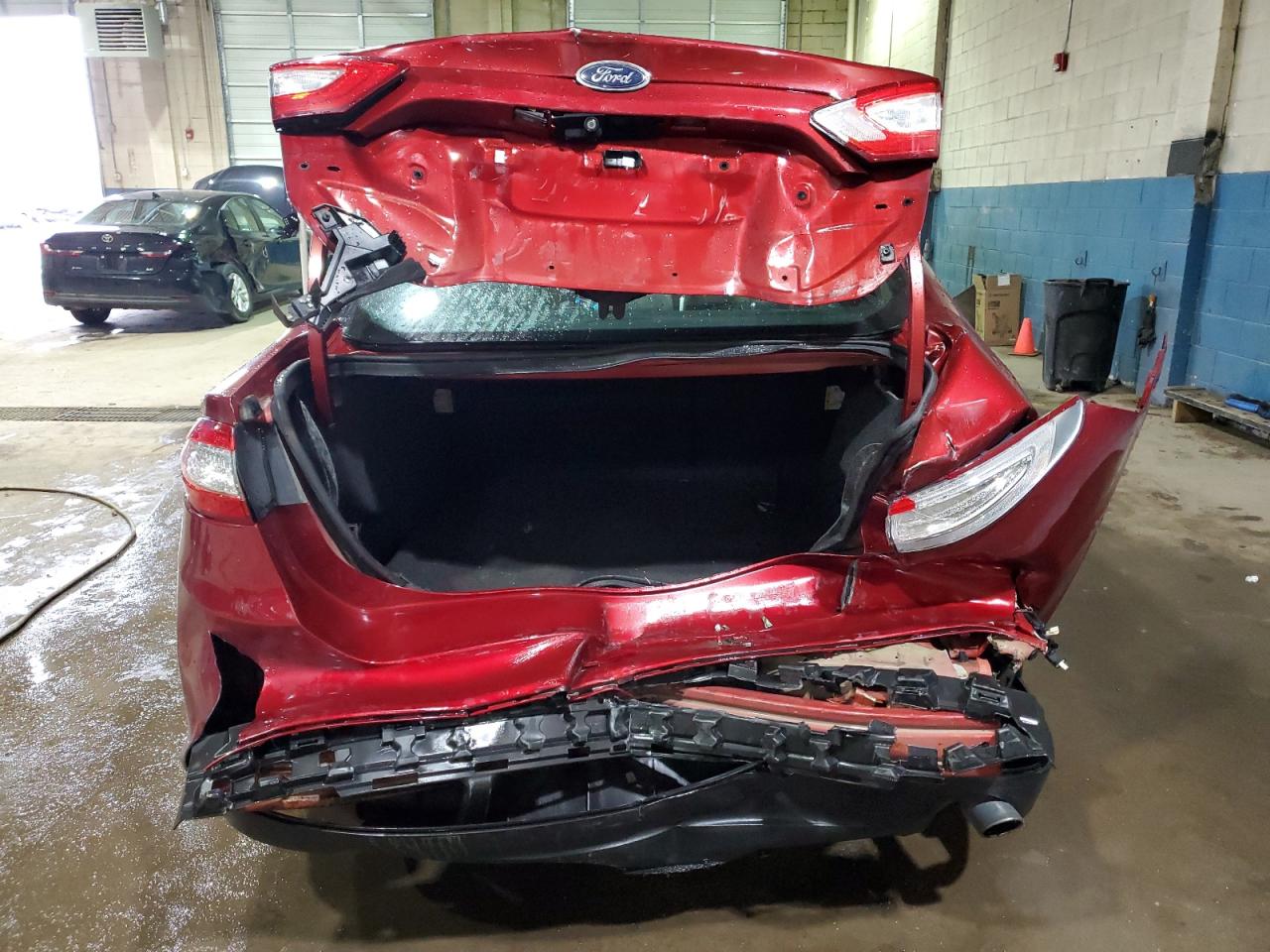 2016 Ford Fusion VIN 3FA6P0G74GR365192 Copart auction photo, rear end damage thumbnail 6