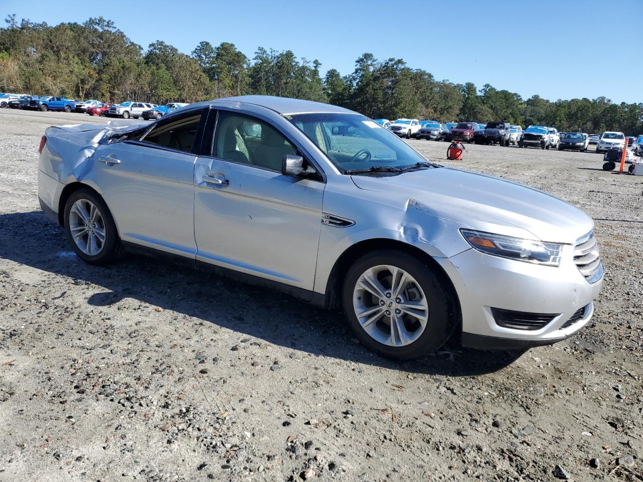 2015 Ford Taurus VIN 1FAHP2D85FG183640 Copart auction photo, top/roof damage thumbnail 4