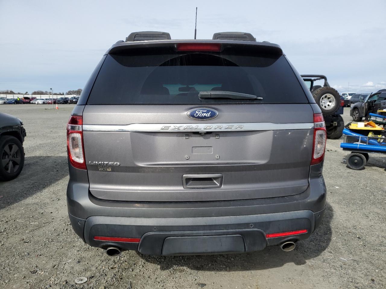 2014 Ford Explorer VIN 1FM5K7F88EGB95233 Copart auction photo, front end / rear end damage thumbnail 6