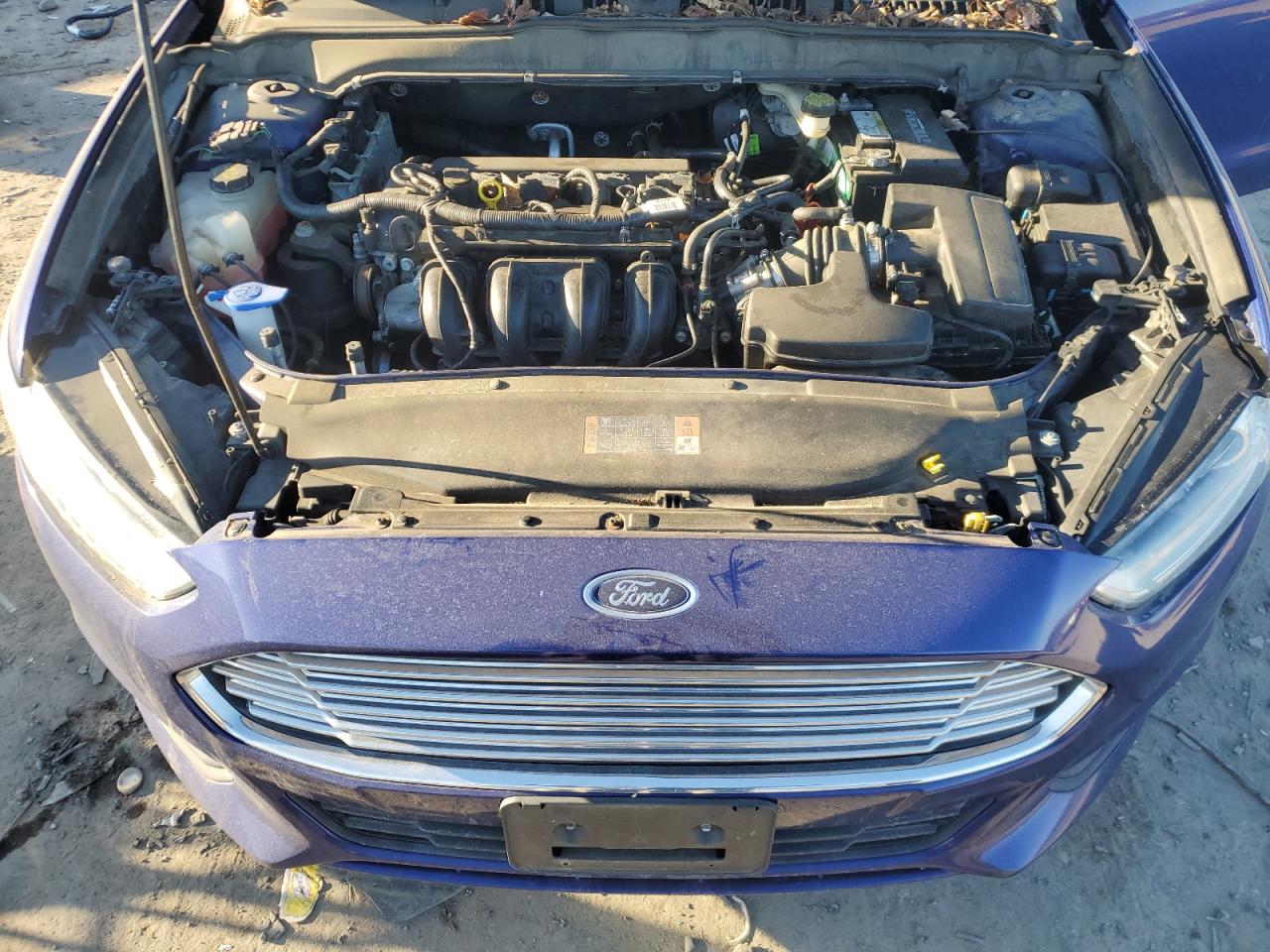 2016 Ford Fusion VIN 1FA6P0G78G5121824 Copart auction photo, rear end / side damage thumbnail 11