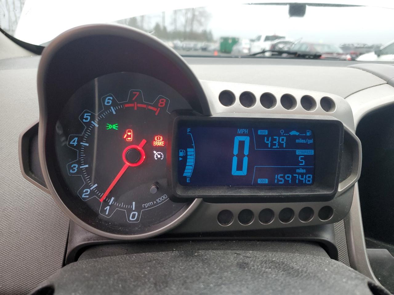 2012 Chevrolet Sonic VIN 1G1JD5SB1C4121811 Copart auction photo, front end / rear end damage thumbnail 9