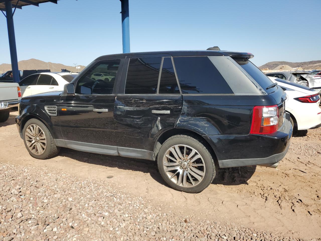 2008 Land Rover Range Rover VIN SALSH23478A174206 Copart auction photo, side damage thumbnail 2