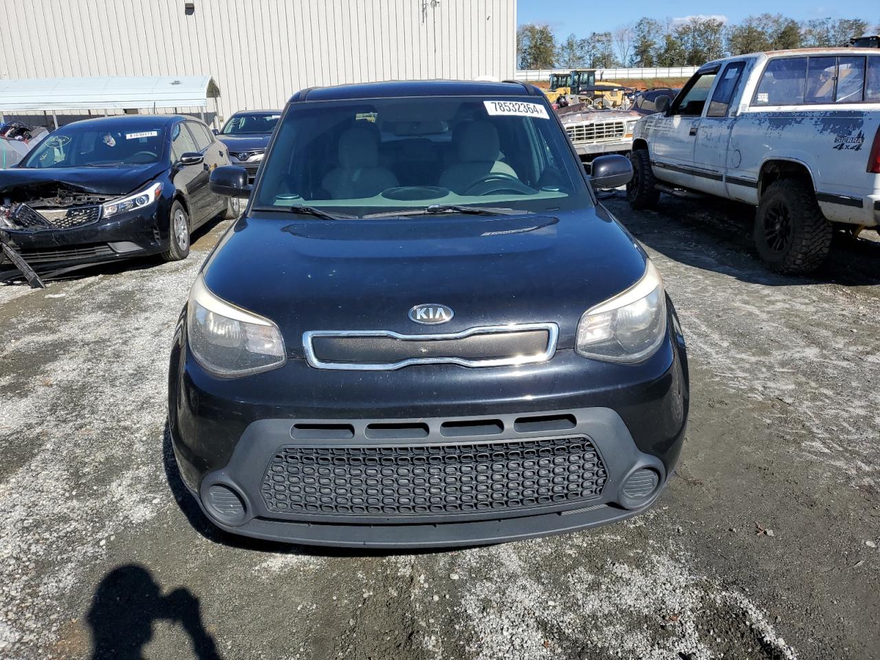 2015 KIA Soul VIN KNDJN2A22F7204784 Copart auction photo, top/roof damage thumbnail 5
