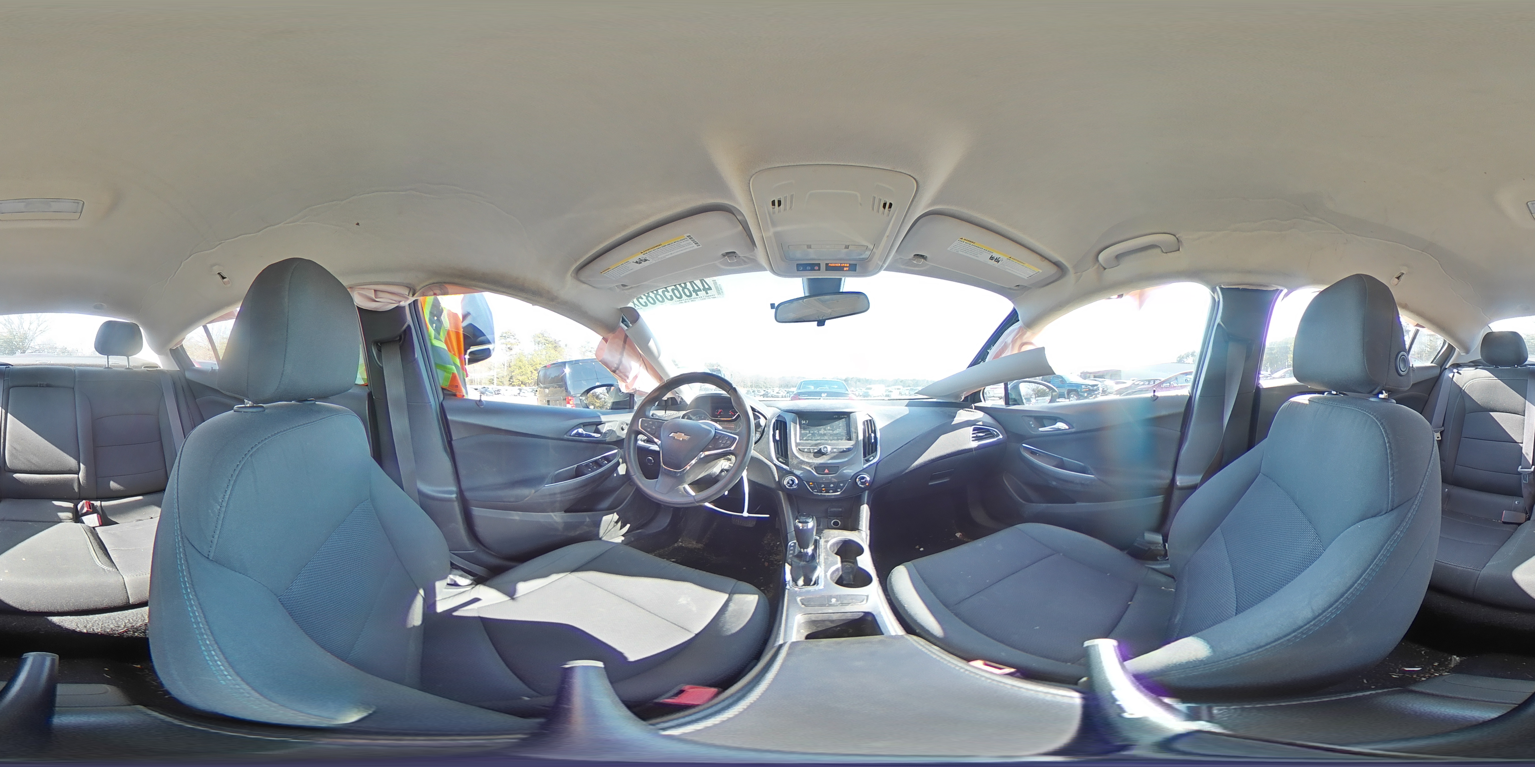 2017 Chevrolet Cruze VIN 1G1BE5SM7H7100549 Copart auction photo, rear end damage thumbnail 13