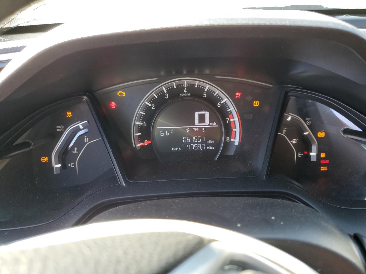 2018 Honda Civic VIN 2HGFC2E55JH554120 Copart auction photo, all over damage thumbnail 9