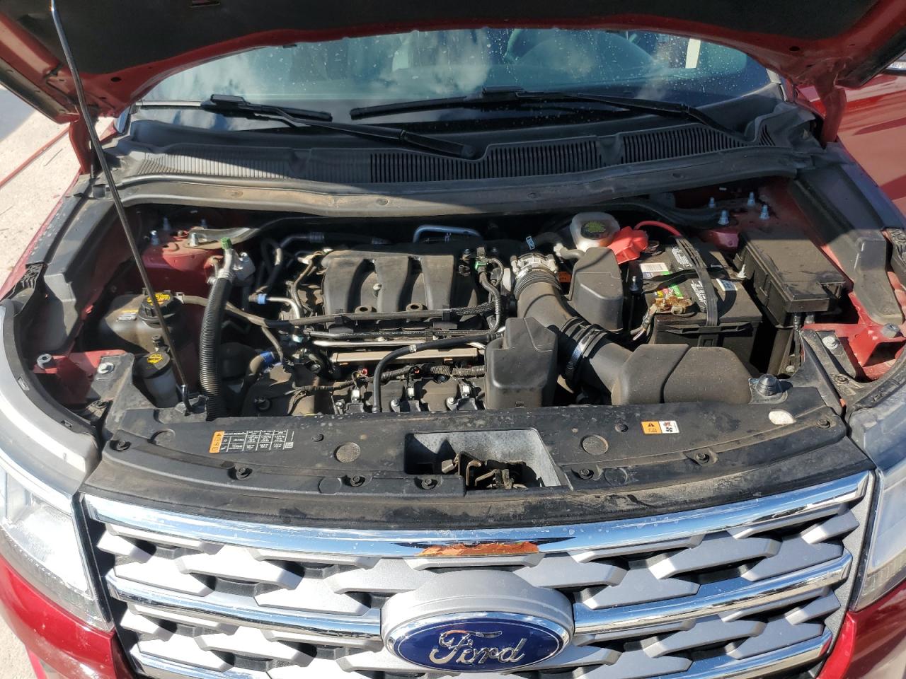2018 Ford Explorer VIN 1FM5K7F80JGC69061 Copart auction photo, side damage thumbnail 12