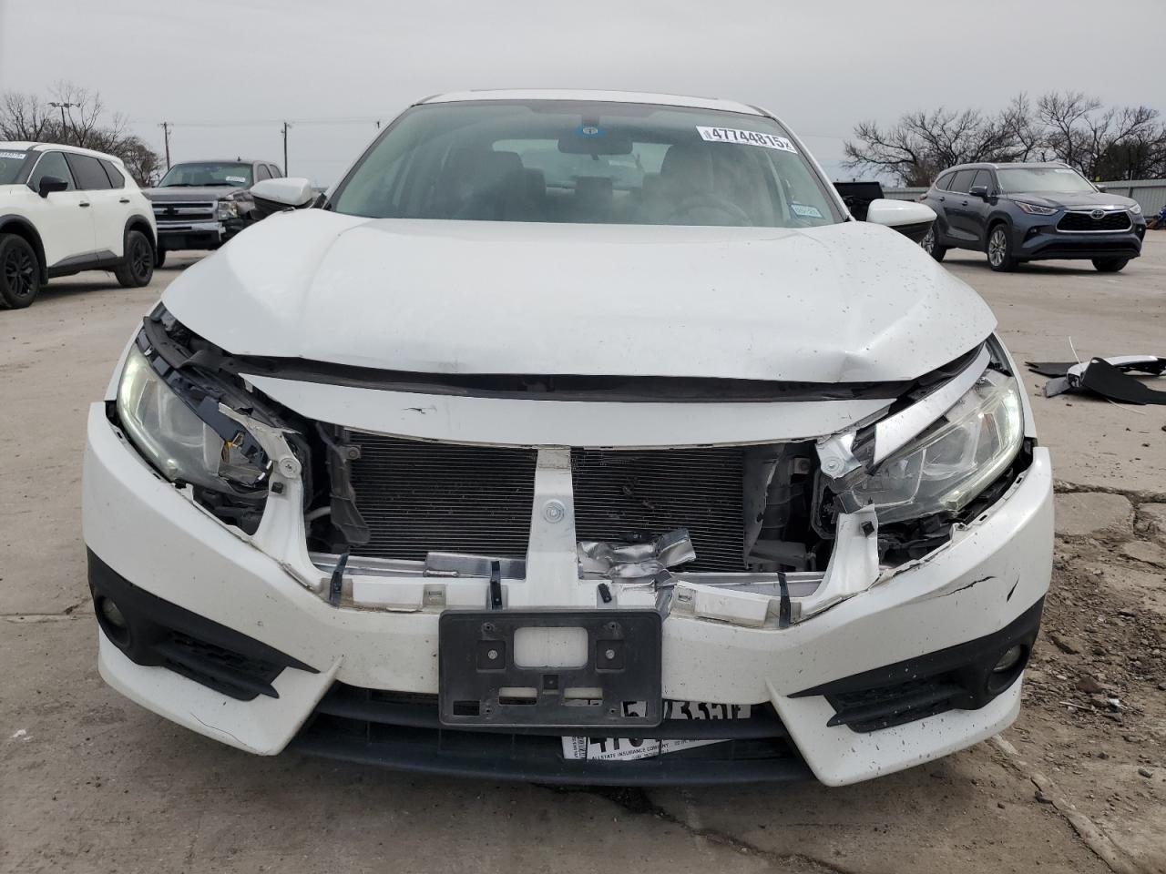 2017 Honda Civic VIN 2HGFC1F33HH631942 Copart auction photo, front end damage thumbnail 5