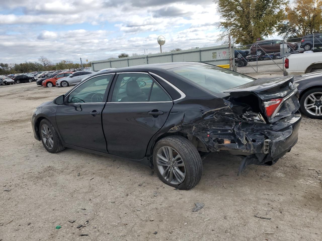 2017 Toyota Camry VIN 4T1BF1FKXHU680110 Copart auction photo, rear end / side damage thumbnail 2