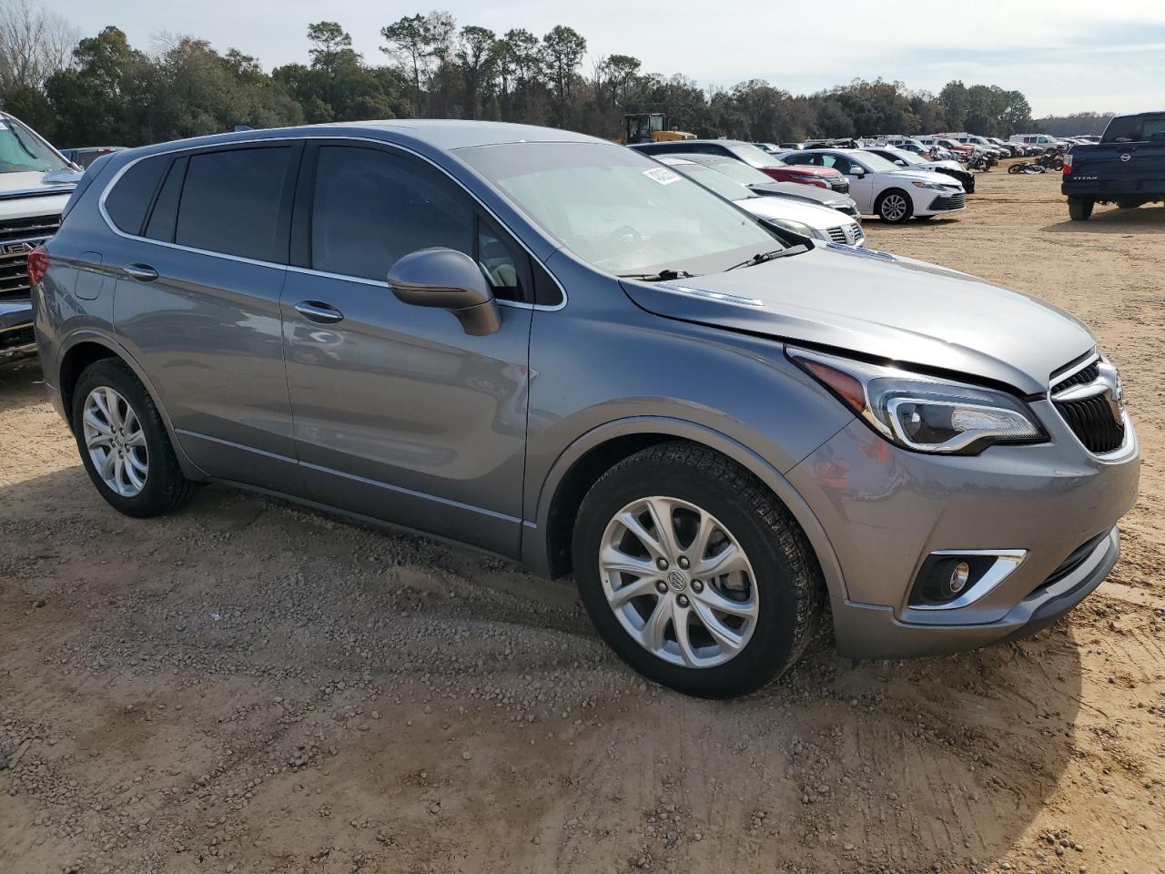 2020 Buick Envision VIN LRBFXBSAXLD084993 Copart auction photo, side damage thumbnail 4