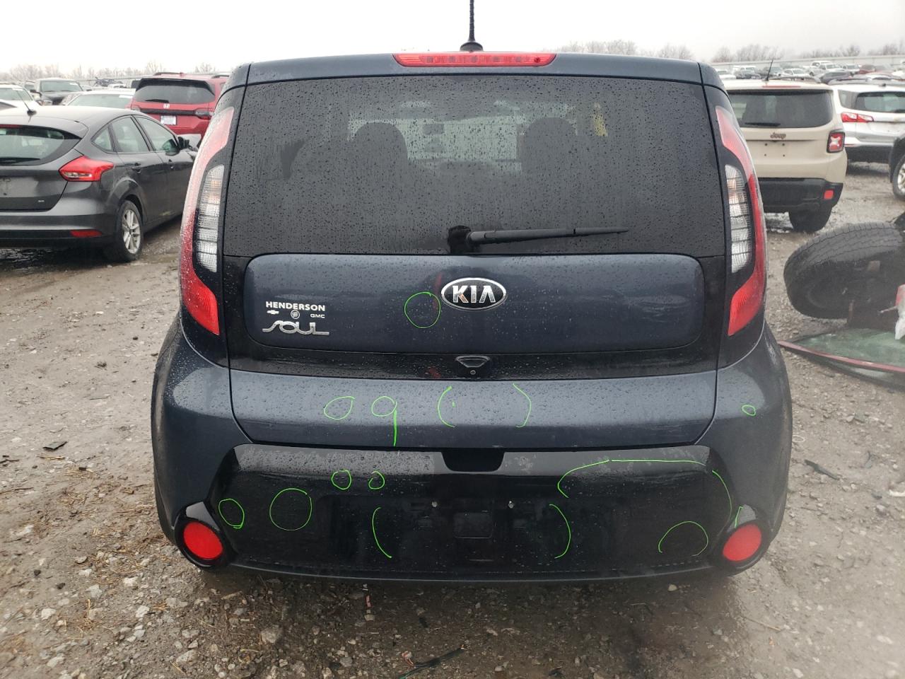 2016 KIA Soul VIN KNDJP3A54G7262682 Copart auction photo, front end damage thumbnail 6