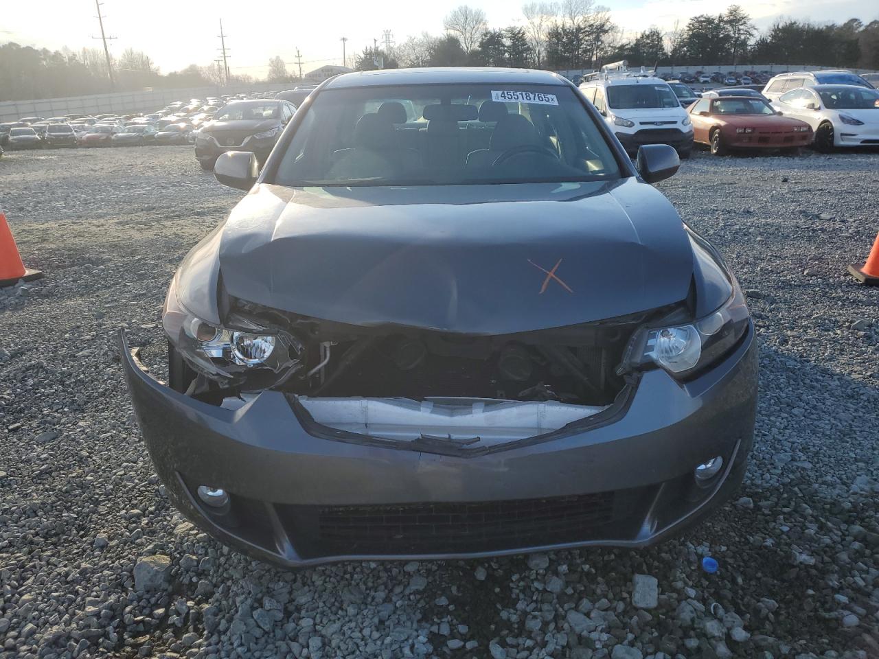 2010 Acura TSX VIN JH4CU2F60AC029456 Copart auction photo, front end damage thumbnail 5