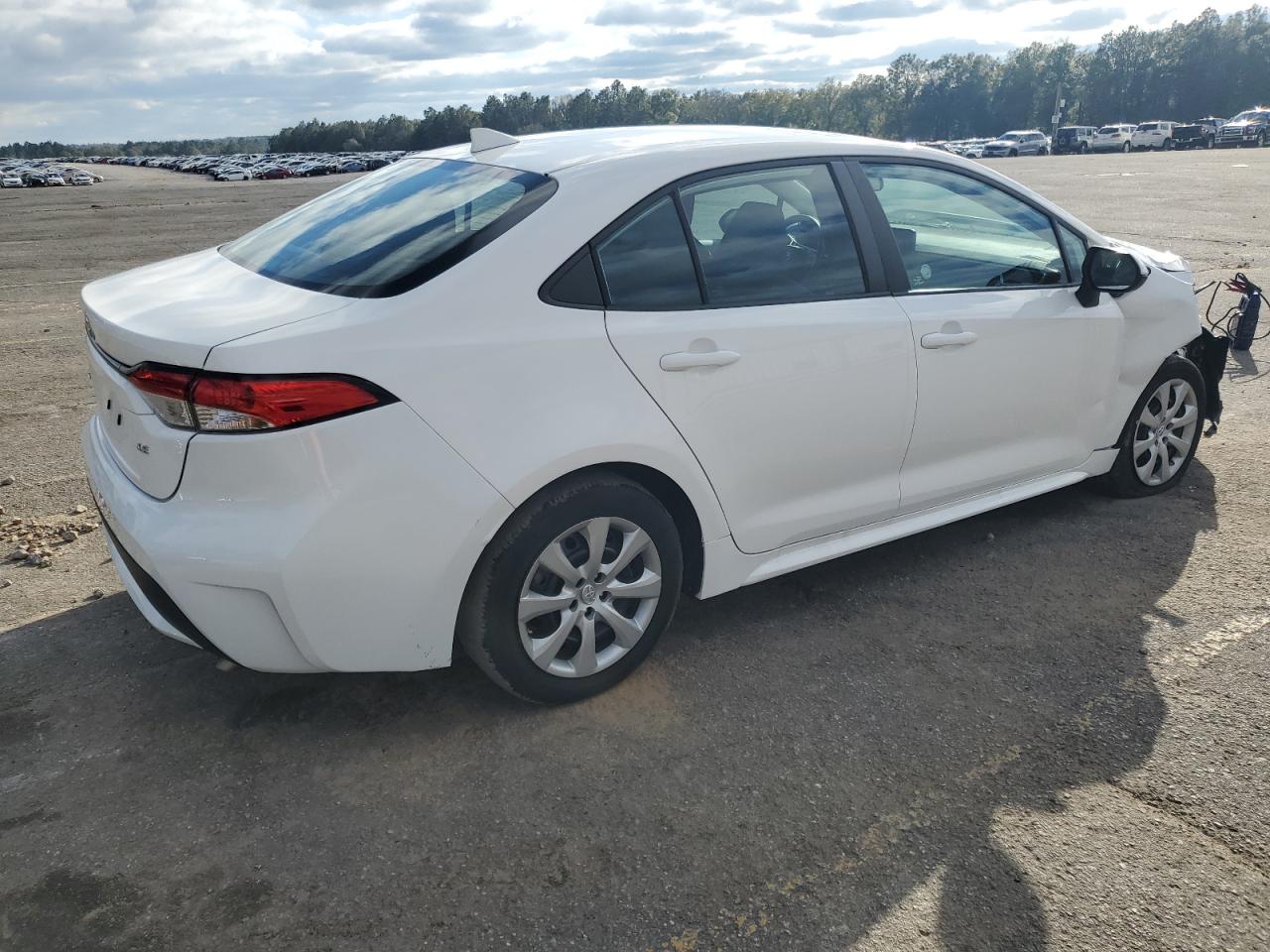 2022 Toyota Corolla VIN 5YFEPMAE1NP326129 Copart auction photo, front end / side damage thumbnail 3