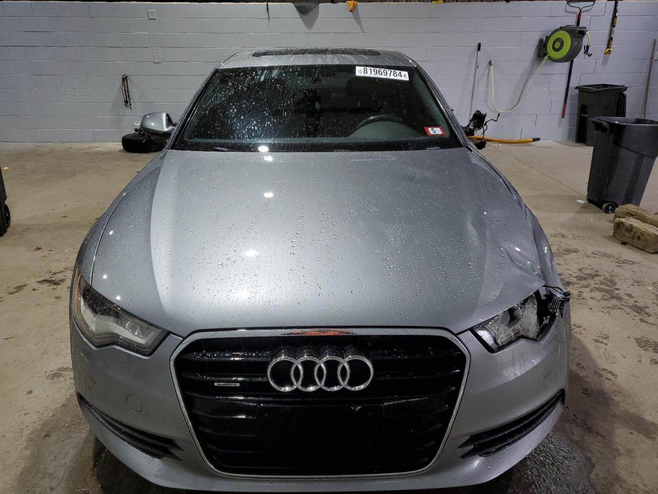 2015 Audi A6 VIN WAUGFAFC8FN035690 Copart auction photo, front end / side damage thumbnail 5